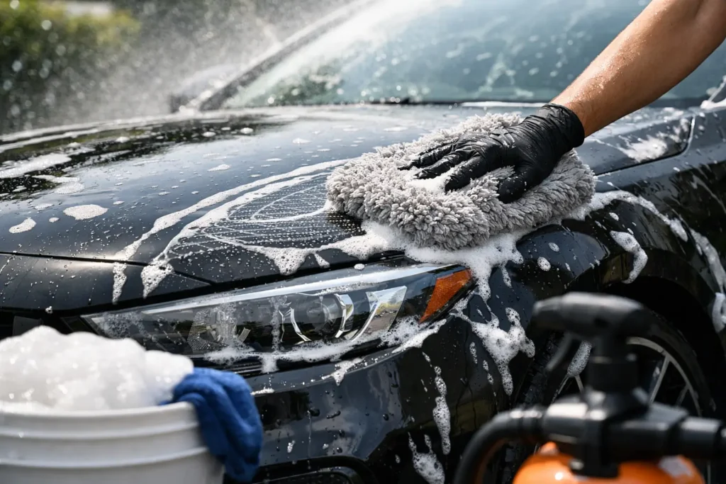 Scratch Safe Car Washing Done Properly