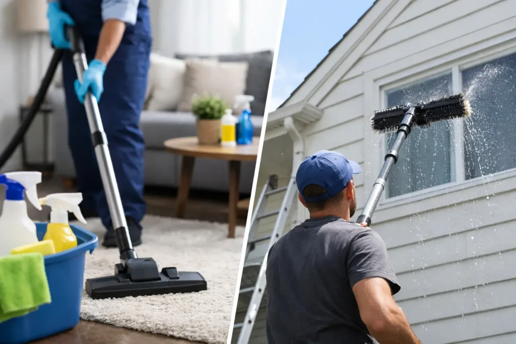 What Is Interior and Exterior Cleaning?